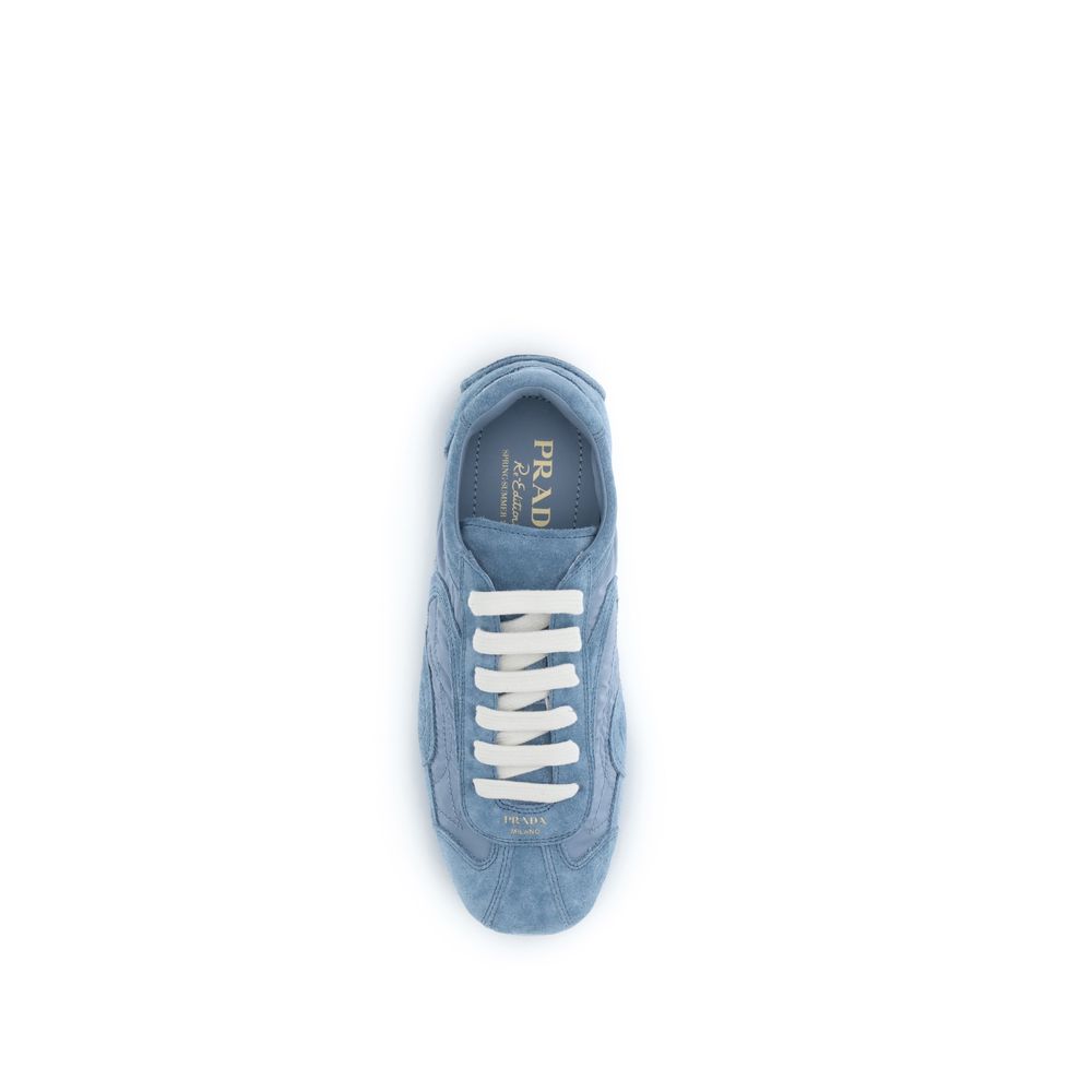 Prada | Blue Lamb Ovis Aries Athletic Sneakers
