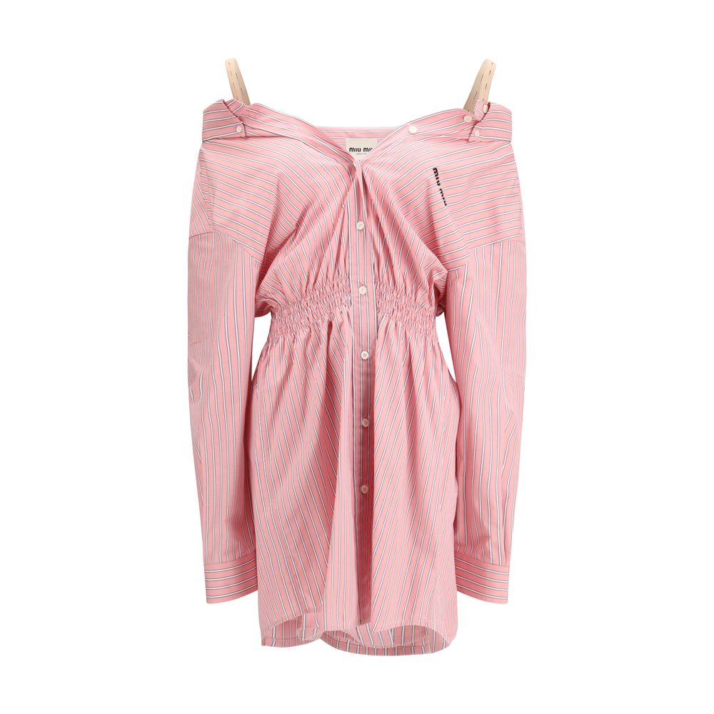 Miu Miu | Multicolor Cotton Casual Dress