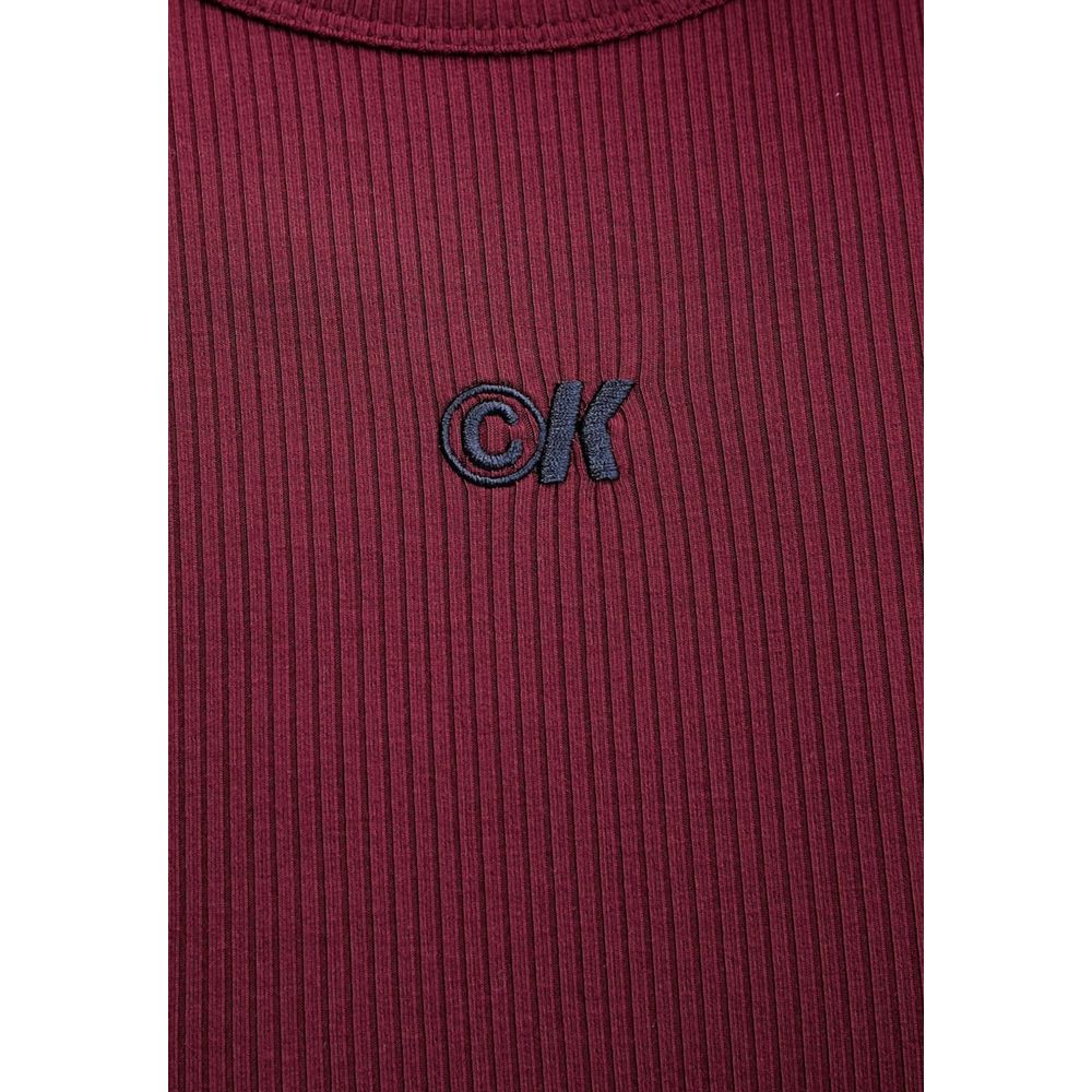 Calvin Klein Jeans | Bordeaux Modal Long Dress