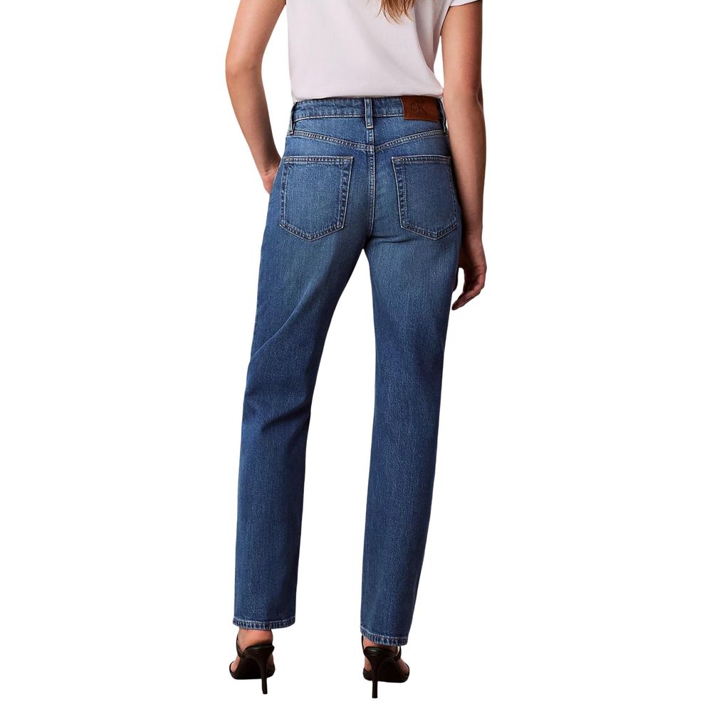 Calvin Klein Jeans | Blue Cotton Mom Jeans