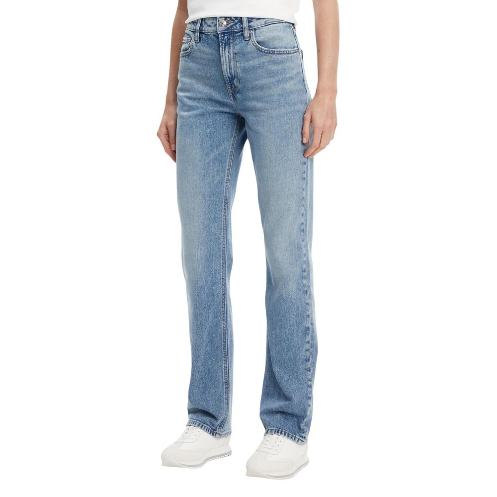 Calvin Klein Jeans | Blue Recycled Cotton Mom Jeans