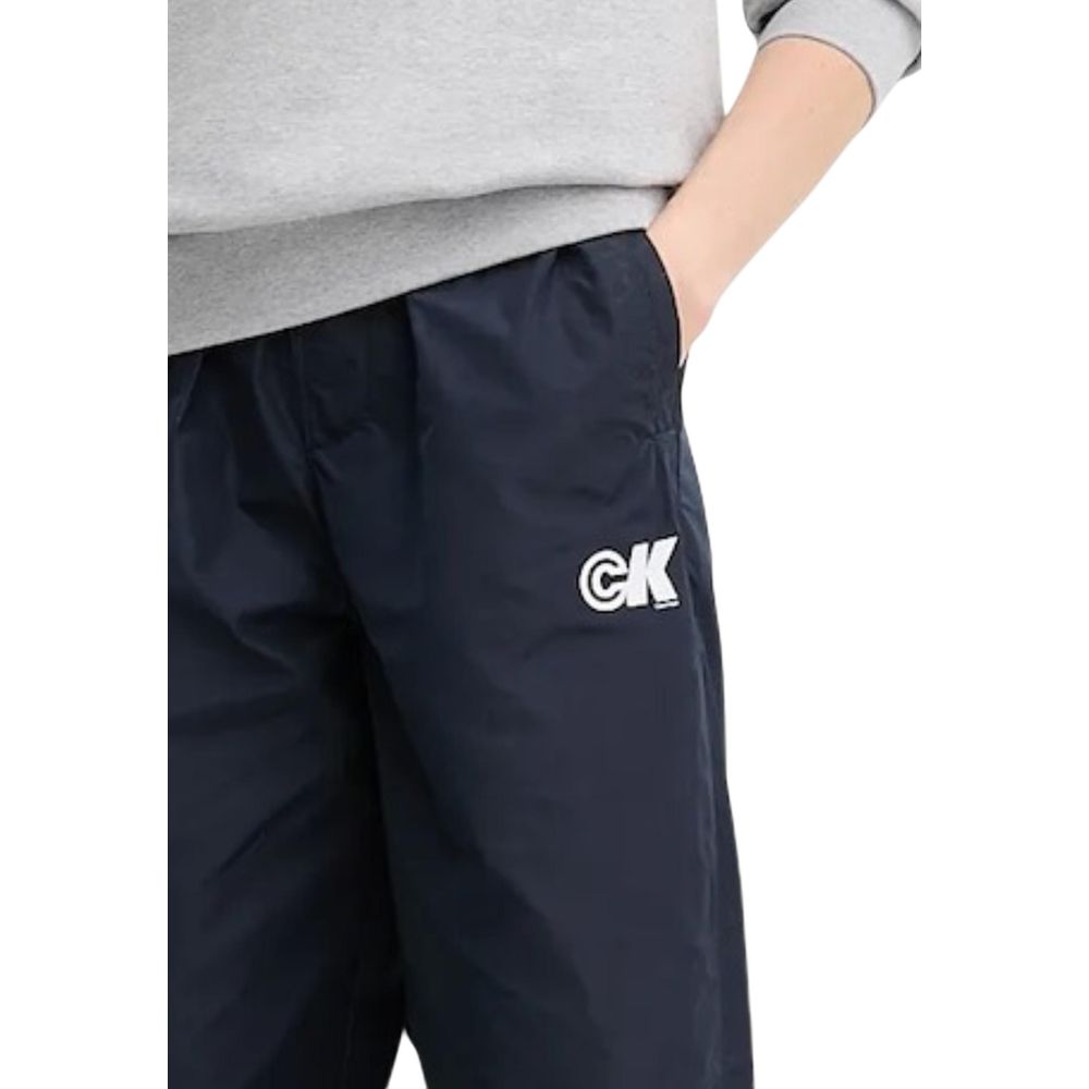Calvin Klein Jeans | Blue Recycled Polyester Joggers (Workout Pants)