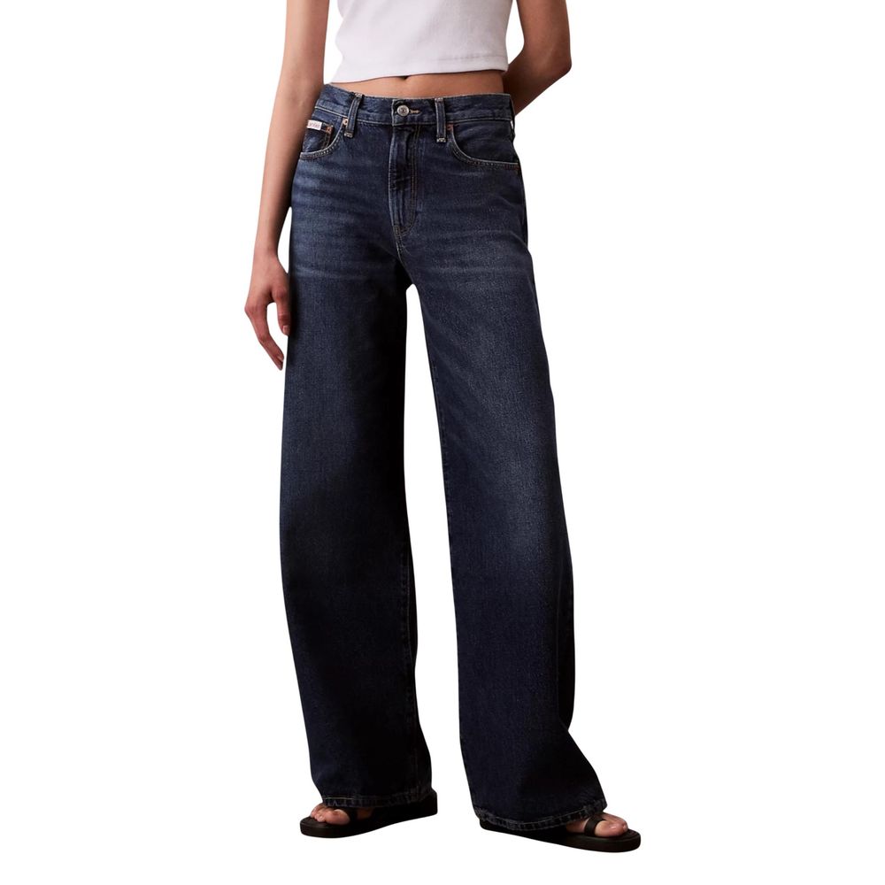 Calvin Klein Jeans | Blue Recycled Cotton Bootcut Jeans