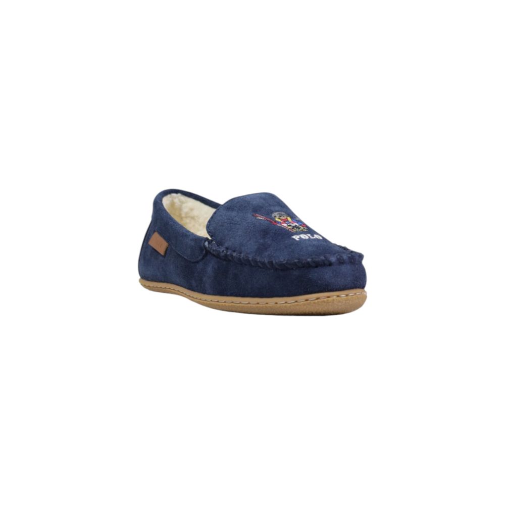 Ralph Lauren | Blue Suede Leather Slippers