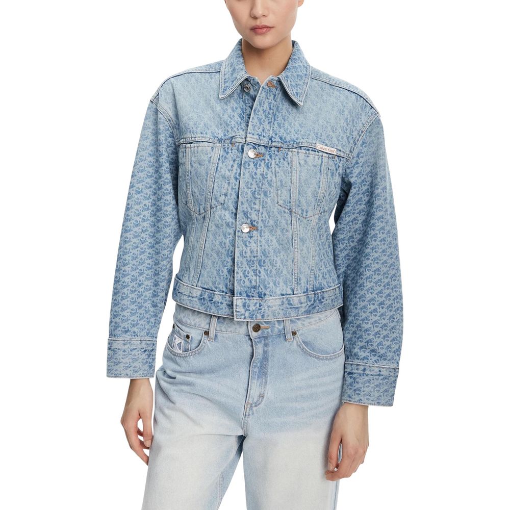 Calvin Klein Jeans | Light Blue Cotton Denim Jacket