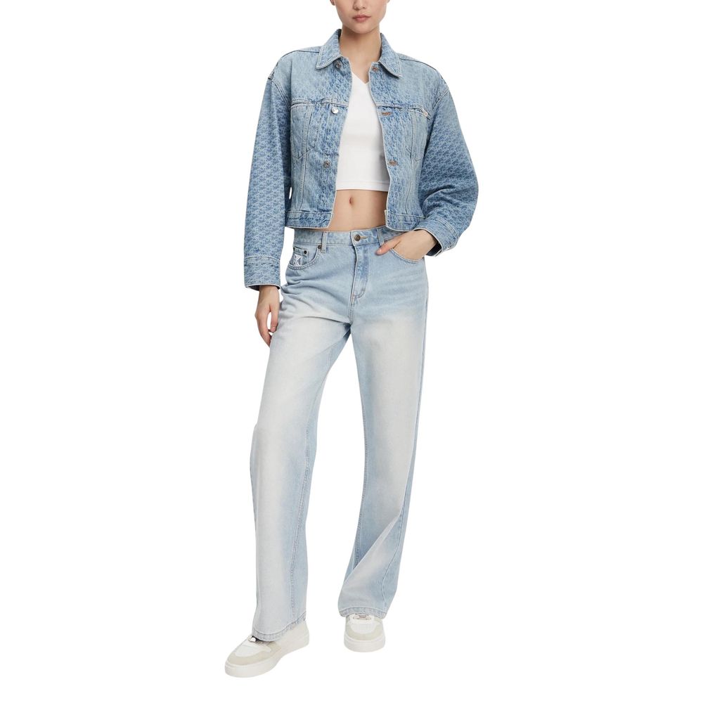 Calvin Klein Jeans | Light Blue Cotton Denim Jacket