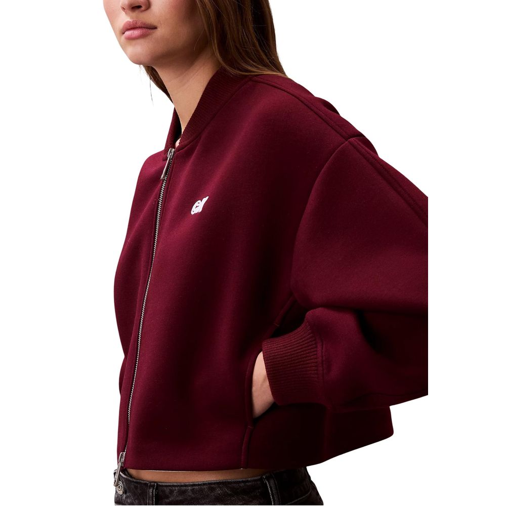 Calvin Klein Jeans | Bordeaux Viscose Bomber