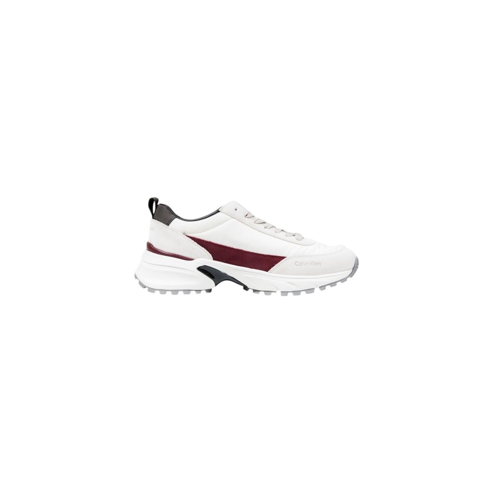 Calvin Klein | Cream Suede Leather Chunky Sneakers