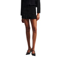 Karl Lagerfeld | Black Cotton Mini Skirt