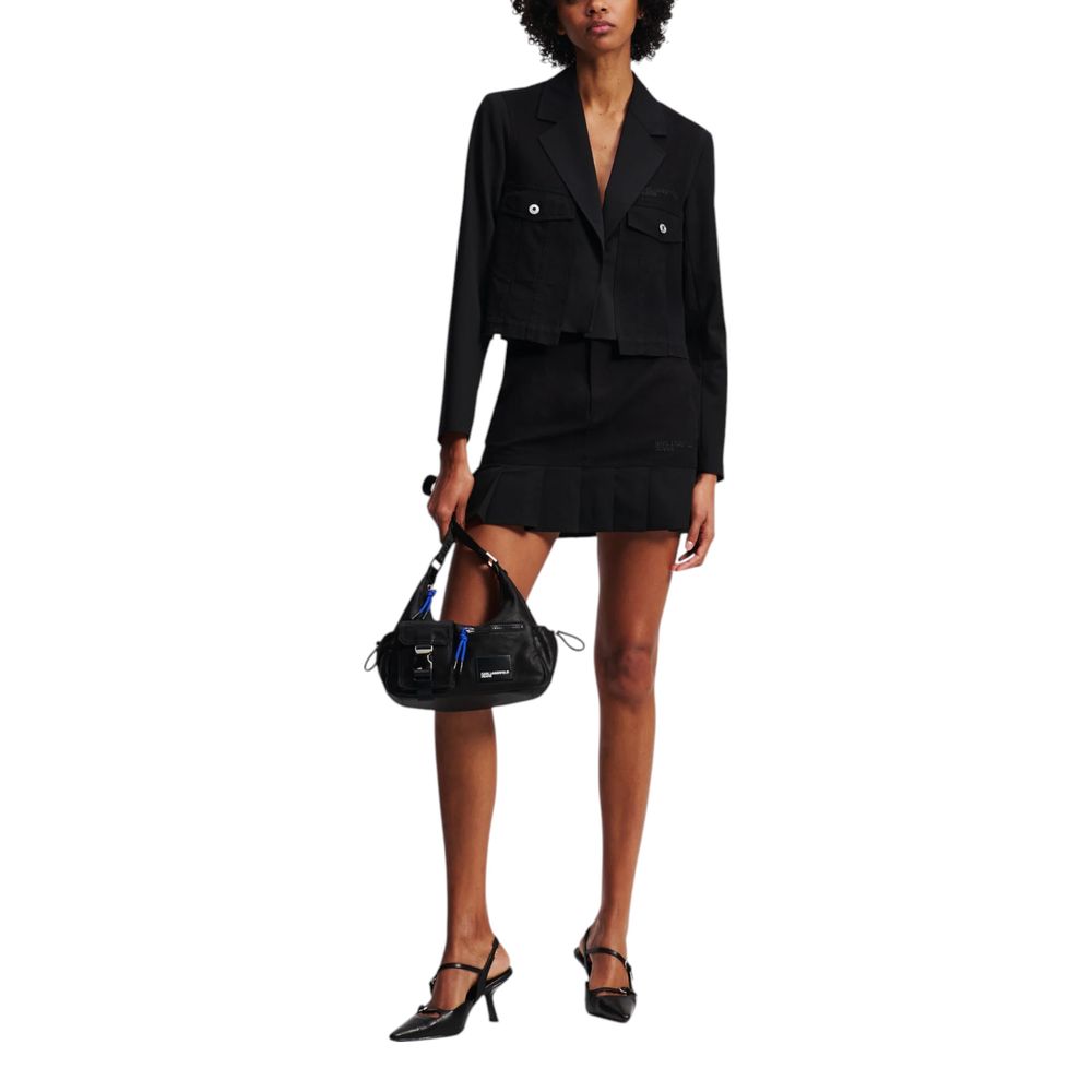 Karl Lagerfeld | Black Polyester Blazer