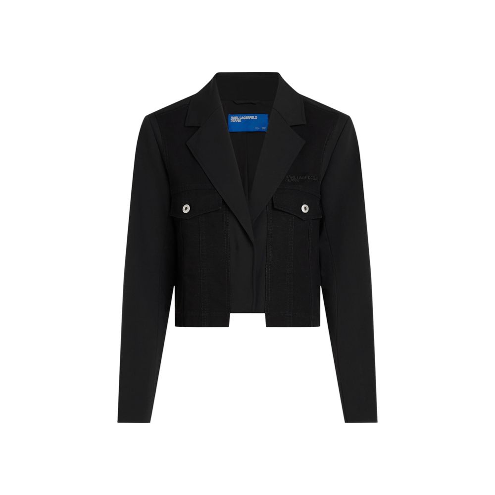 Karl Lagerfeld | Black Polyester Blazer