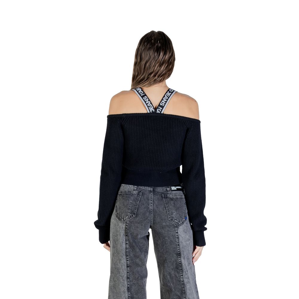 Karl Lagerfeld | Black Cotton Sweatshirt