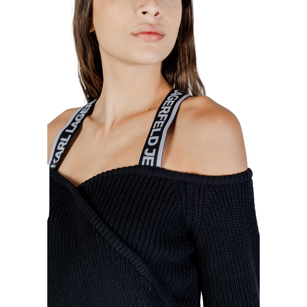 Karl Lagerfeld | Black Cotton Sweatshirt