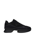 Prada | Black Fabric Low Top Sneakers