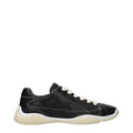 Prada | Black Leather Sneakers
