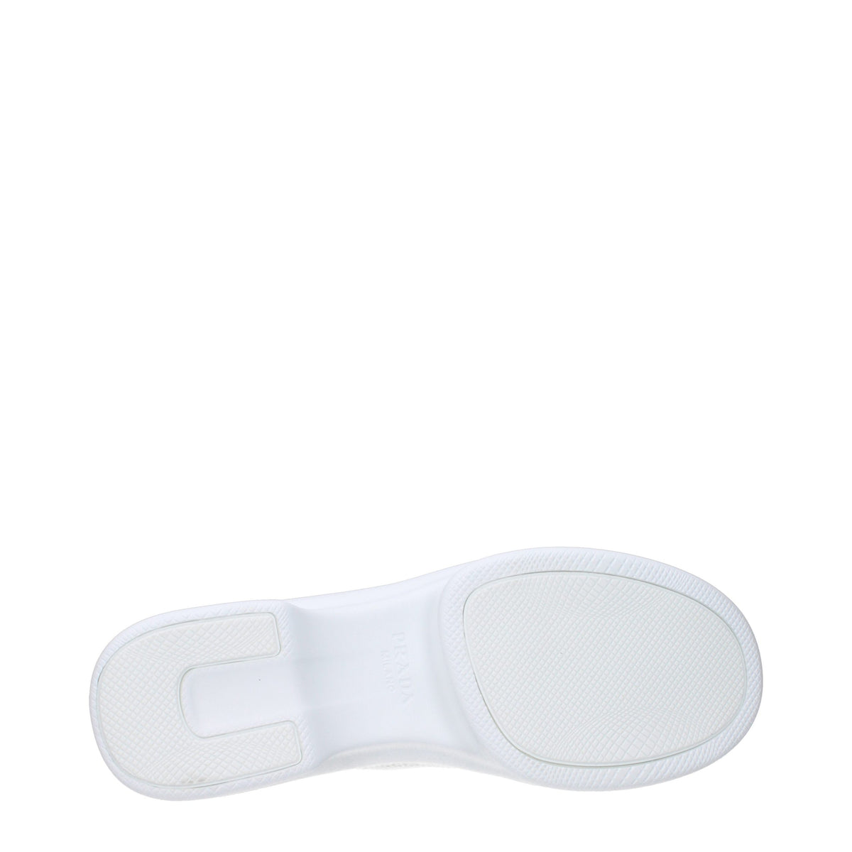 Prada | White Fabric Low Top Sneakers