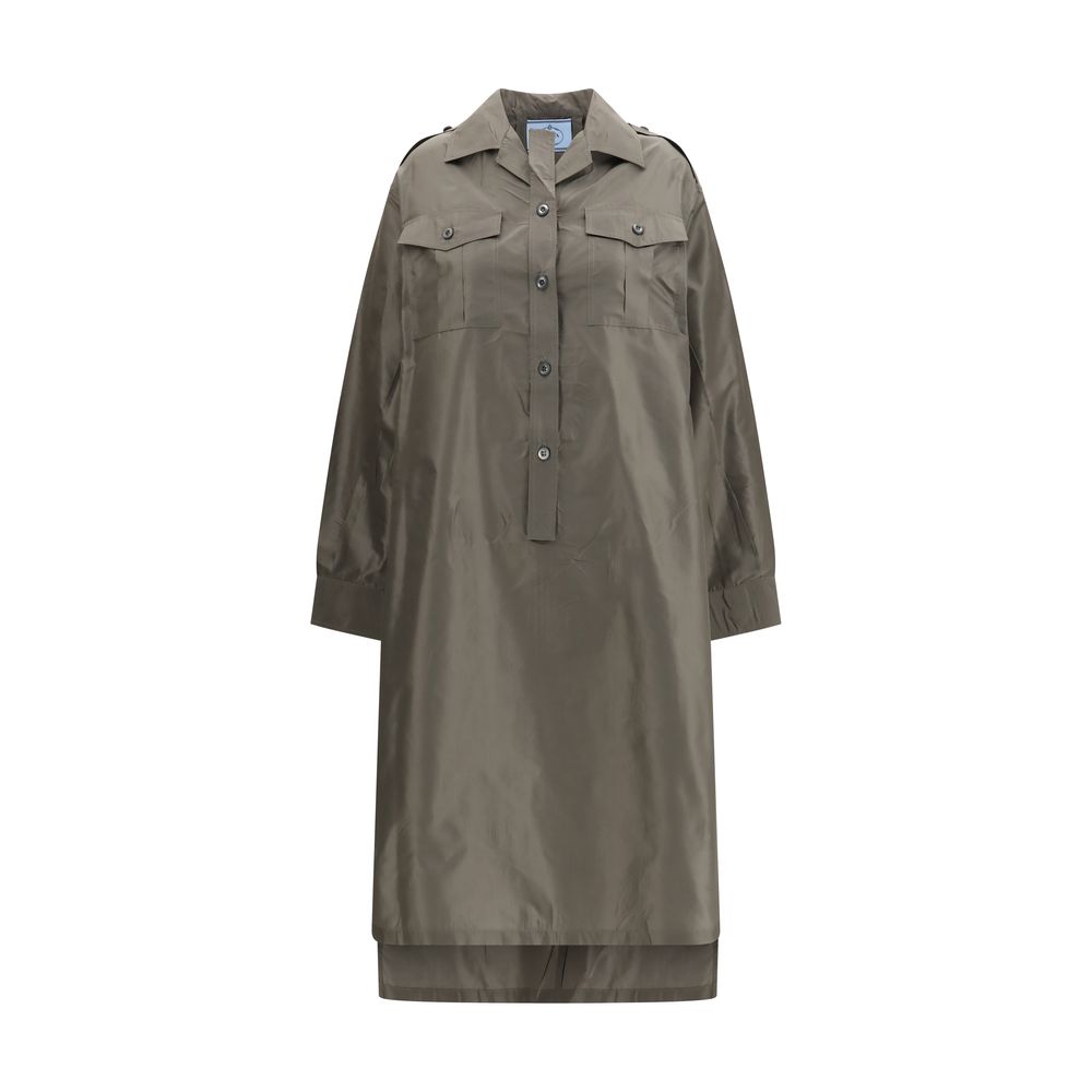 Prada | Bicolor Silk Casual Dress