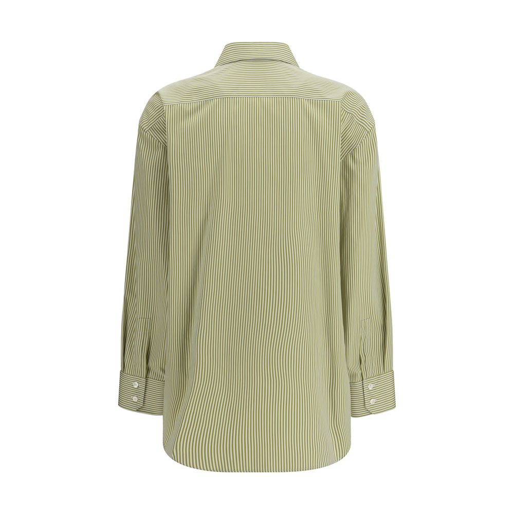 Saint Laurent | Bicolor Cotton Pattern Shirt
