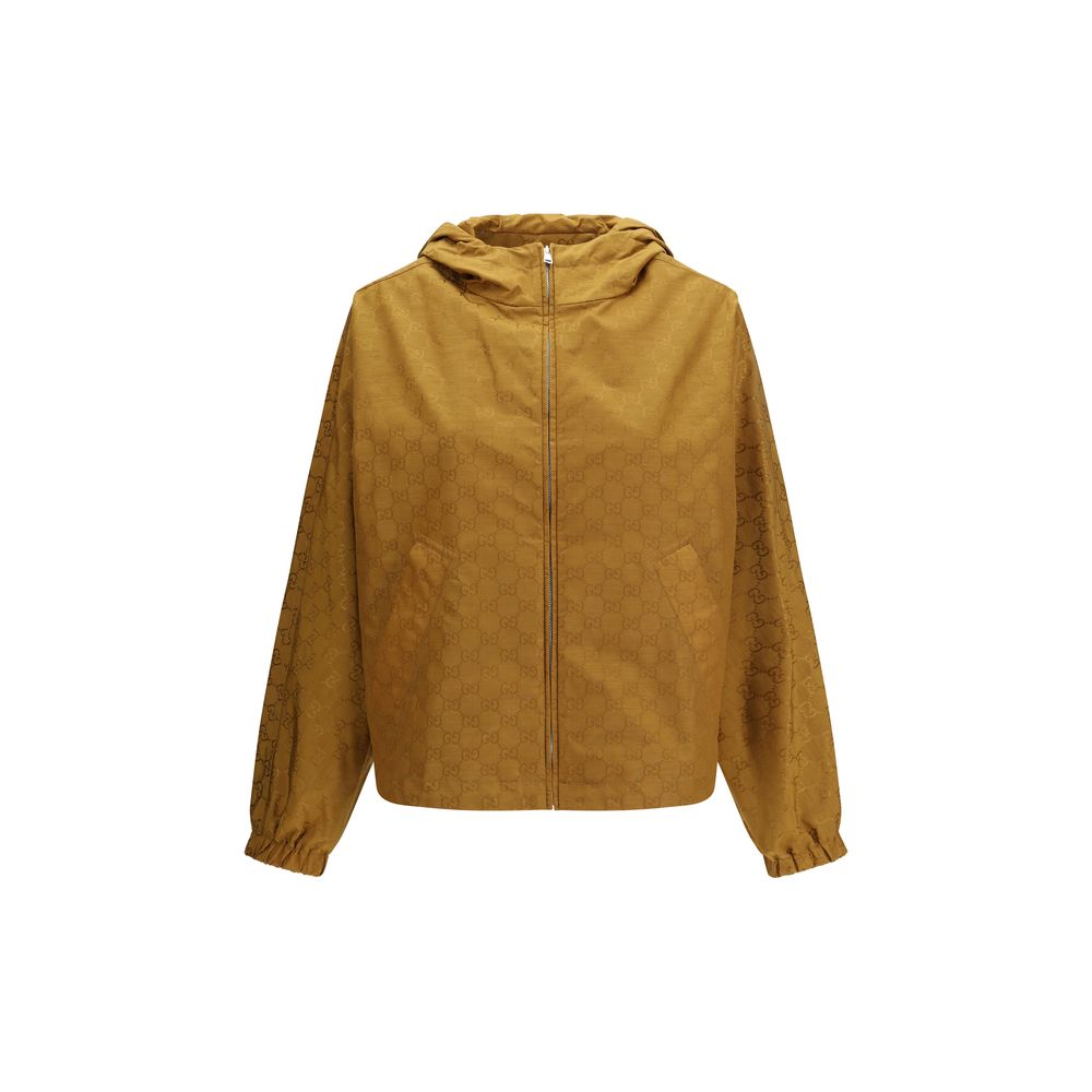Gucci | Beige Nylon Shell Jacket