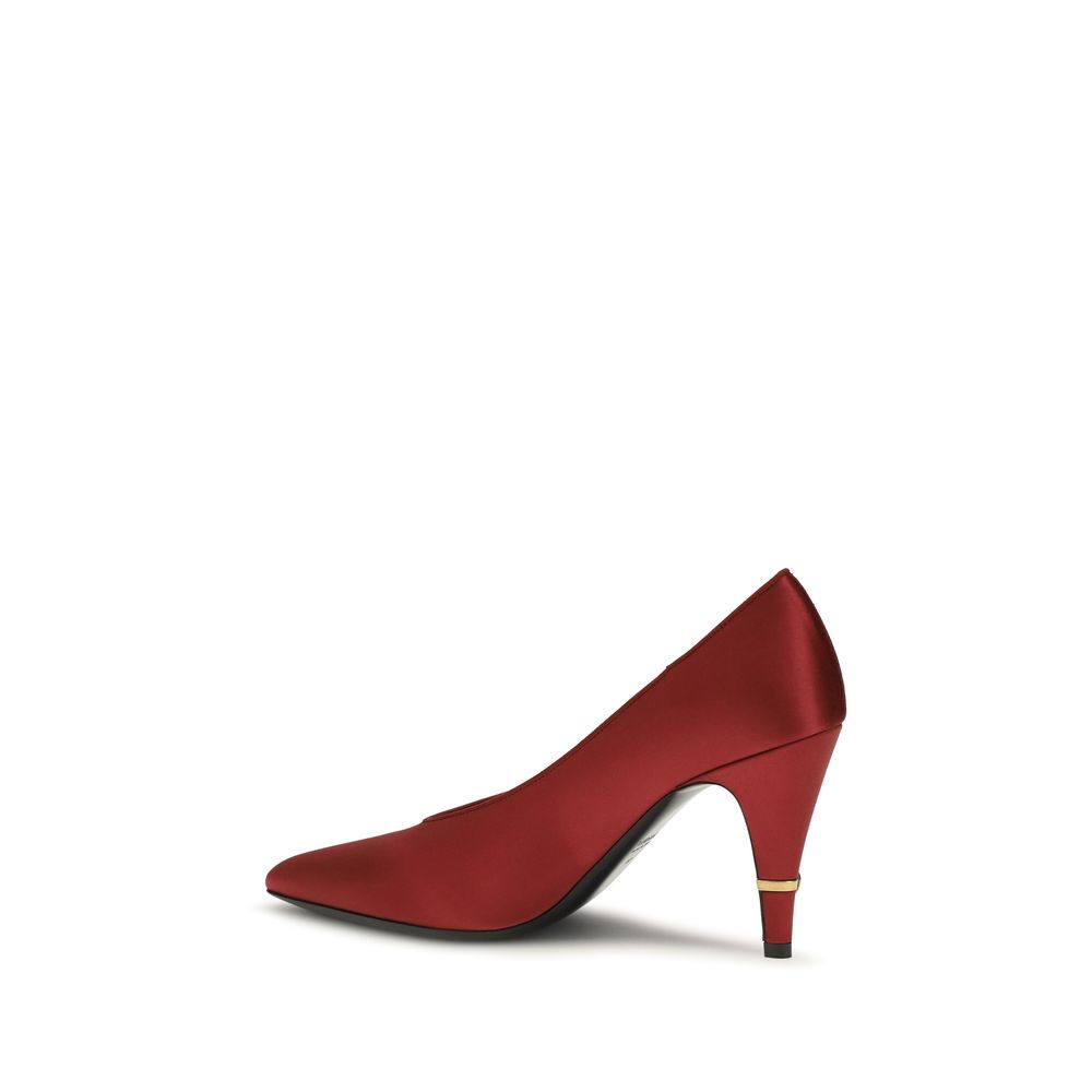 Versace | Red Viscose High Heel Pumps