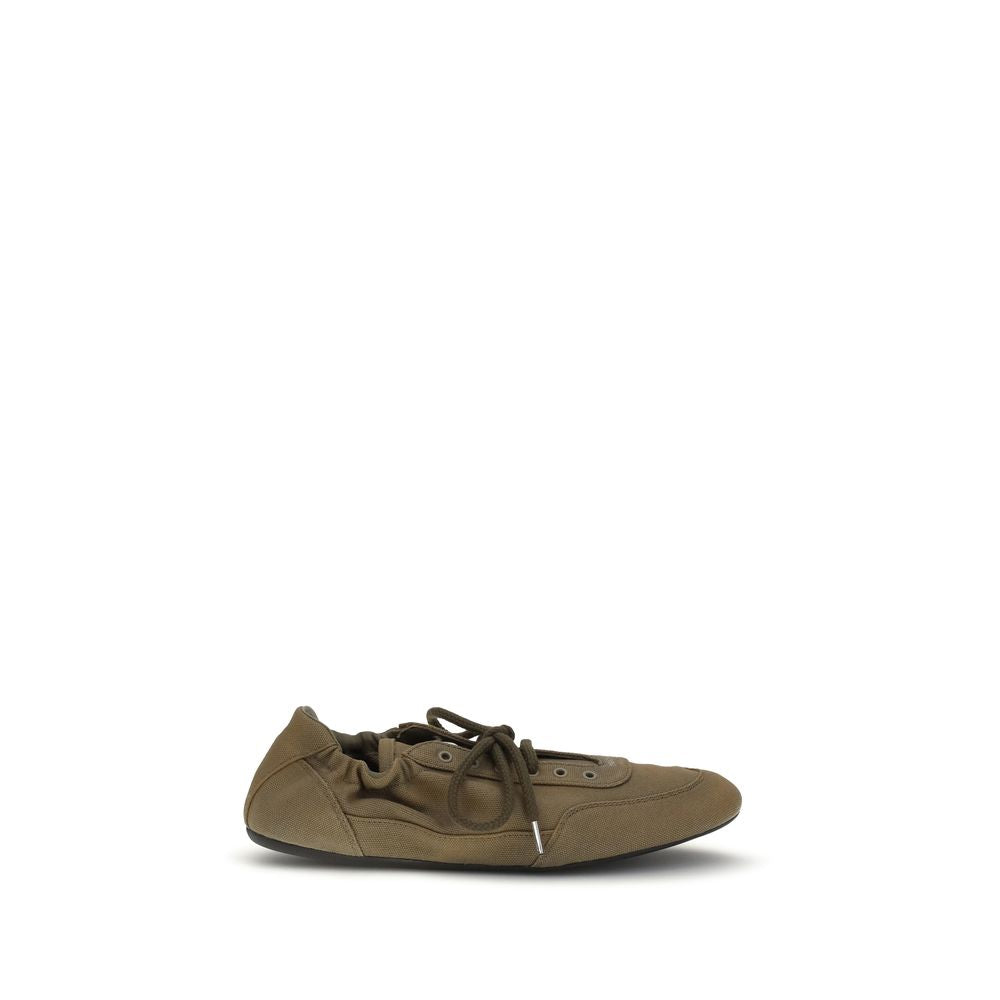 Prada | Bicolor Cotton Athletic Sneakers