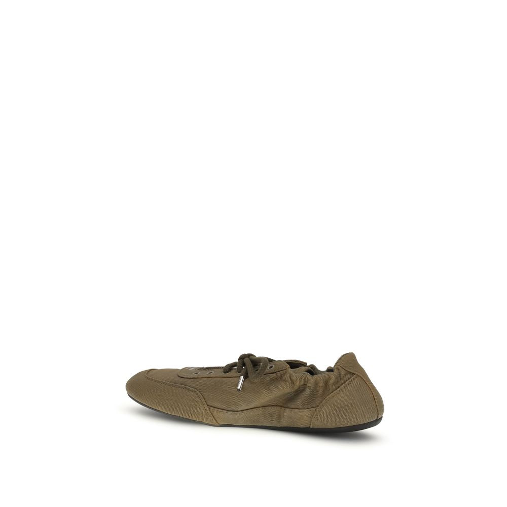 Prada | Bicolor Cotton Athletic Sneakers
