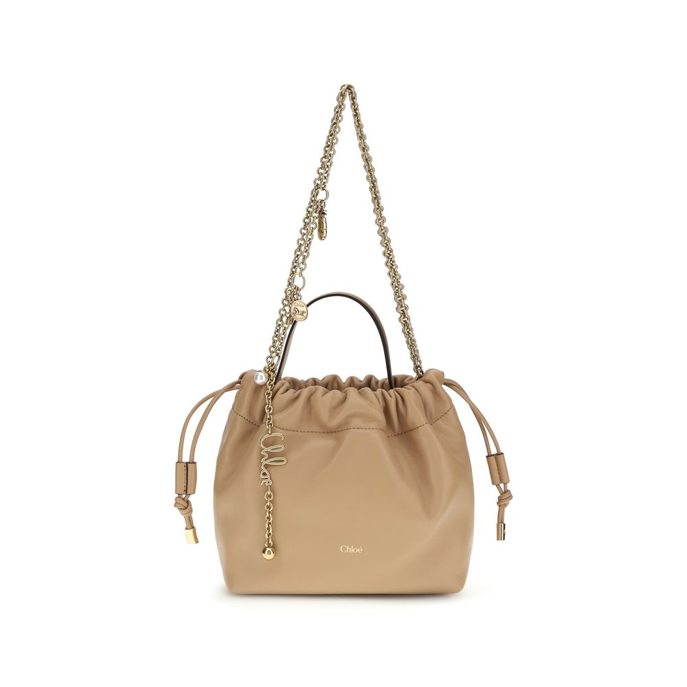 Chloé | Beige Lamb Ovis Aries Shoulder Bag