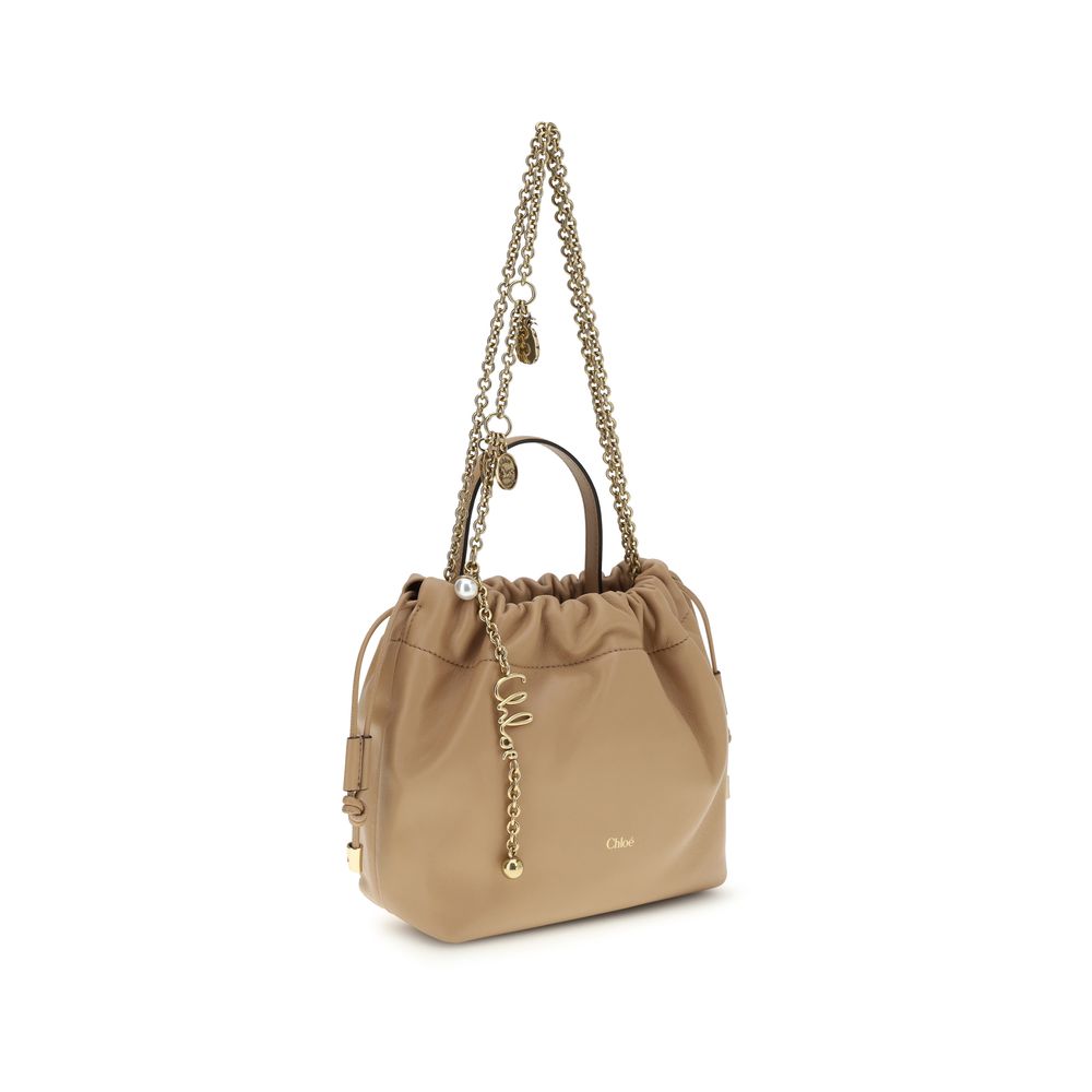 Chloé | Beige Lamb Ovis Aries Shoulder Bag