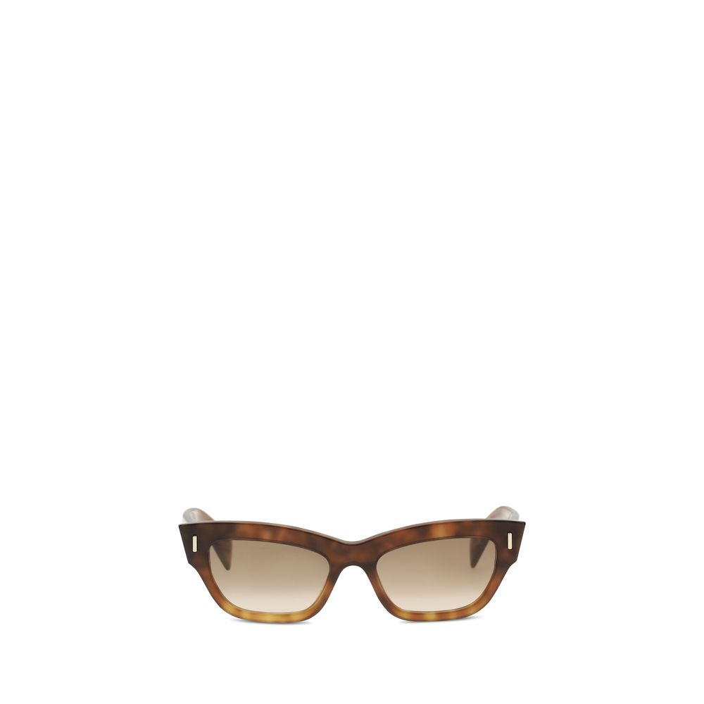 Alexander McQueen | Brown Acetate Sunglasses