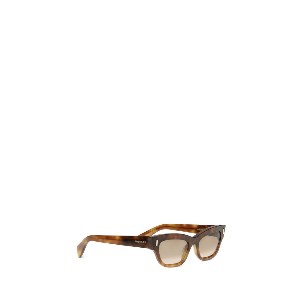 Alexander McQueen | Brown Acetate Sunglasses