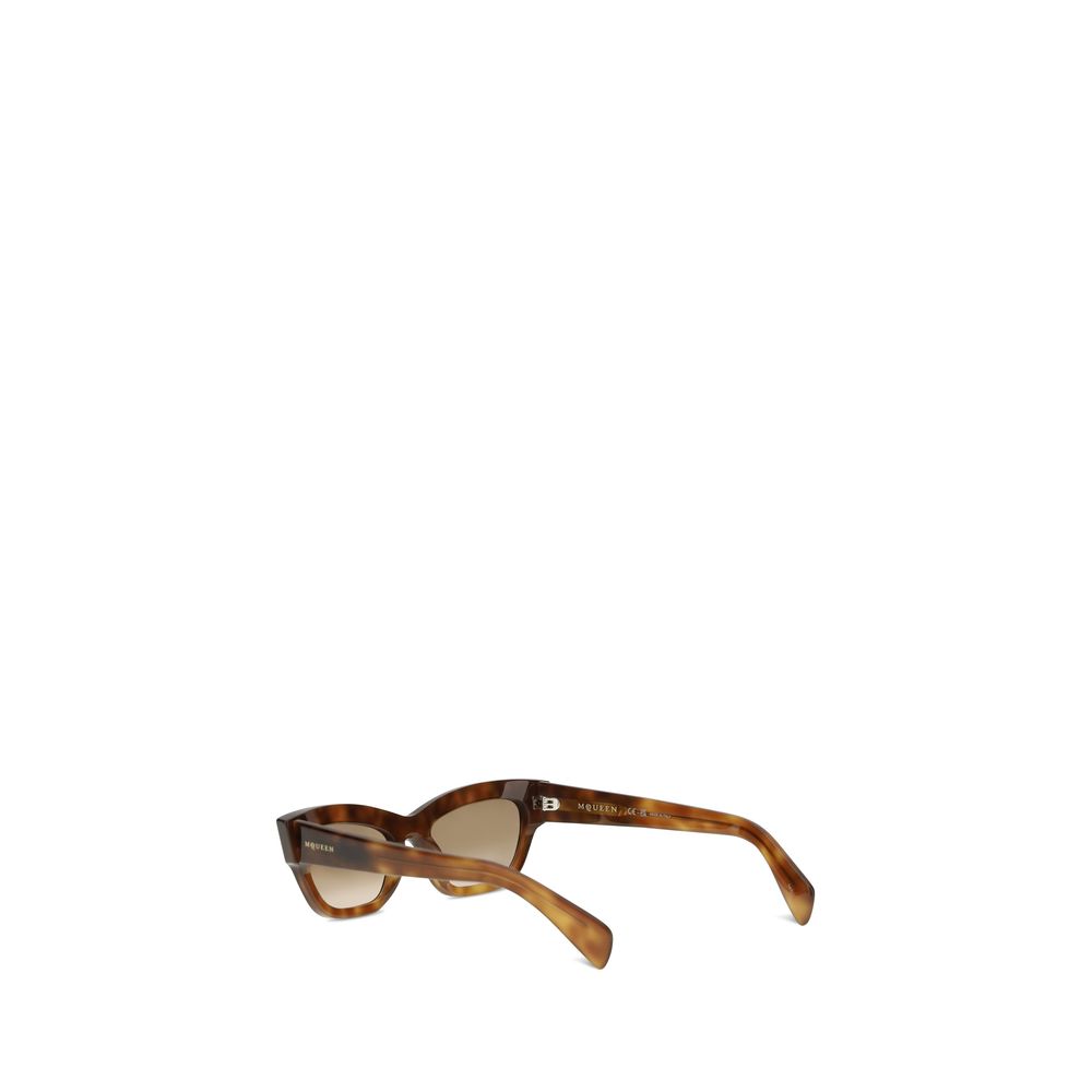 Alexander McQueen | Brown Acetate Sunglasses