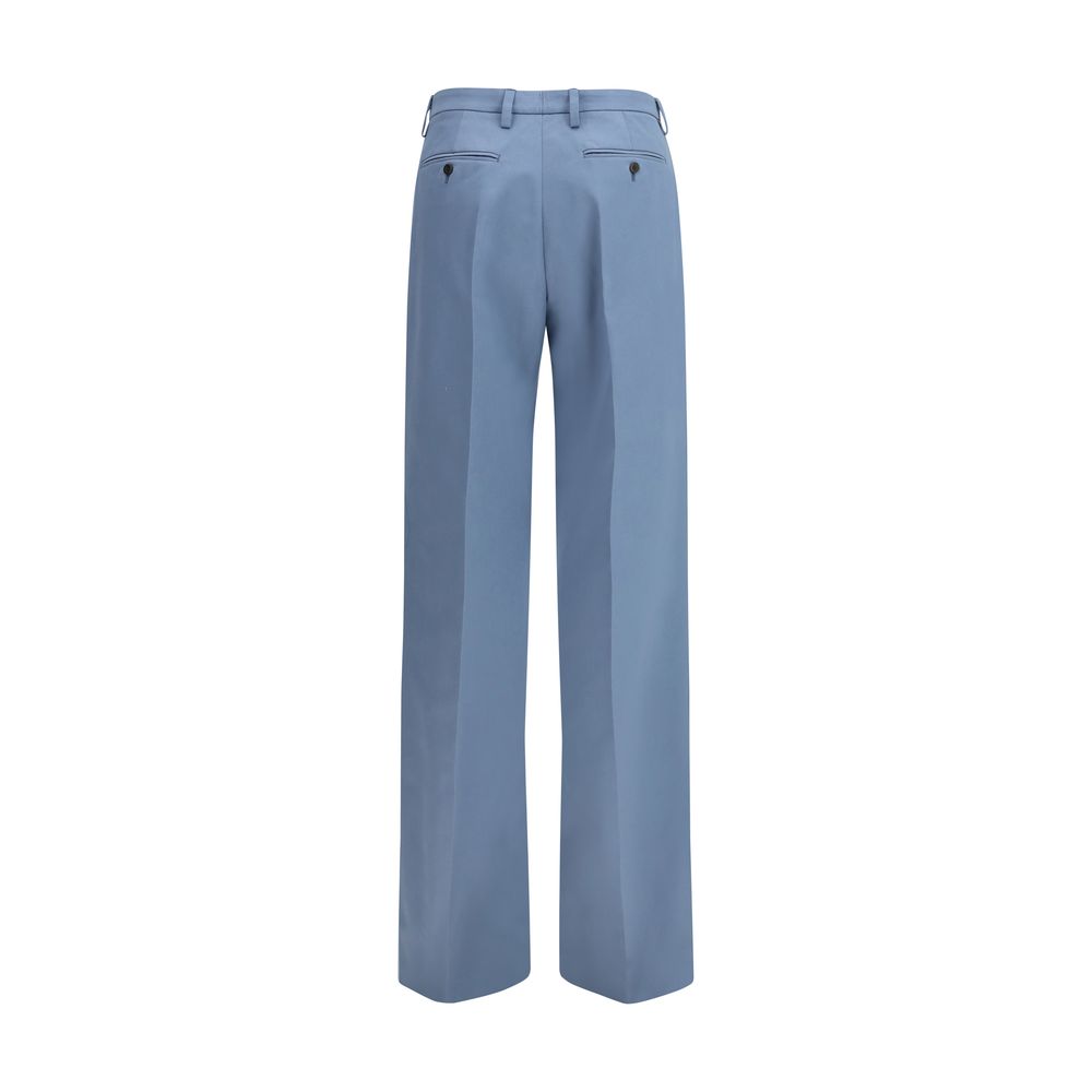 Prada | Blue Cotton Chino Pants