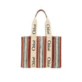 Chloé | Brown Linen Tote Bag