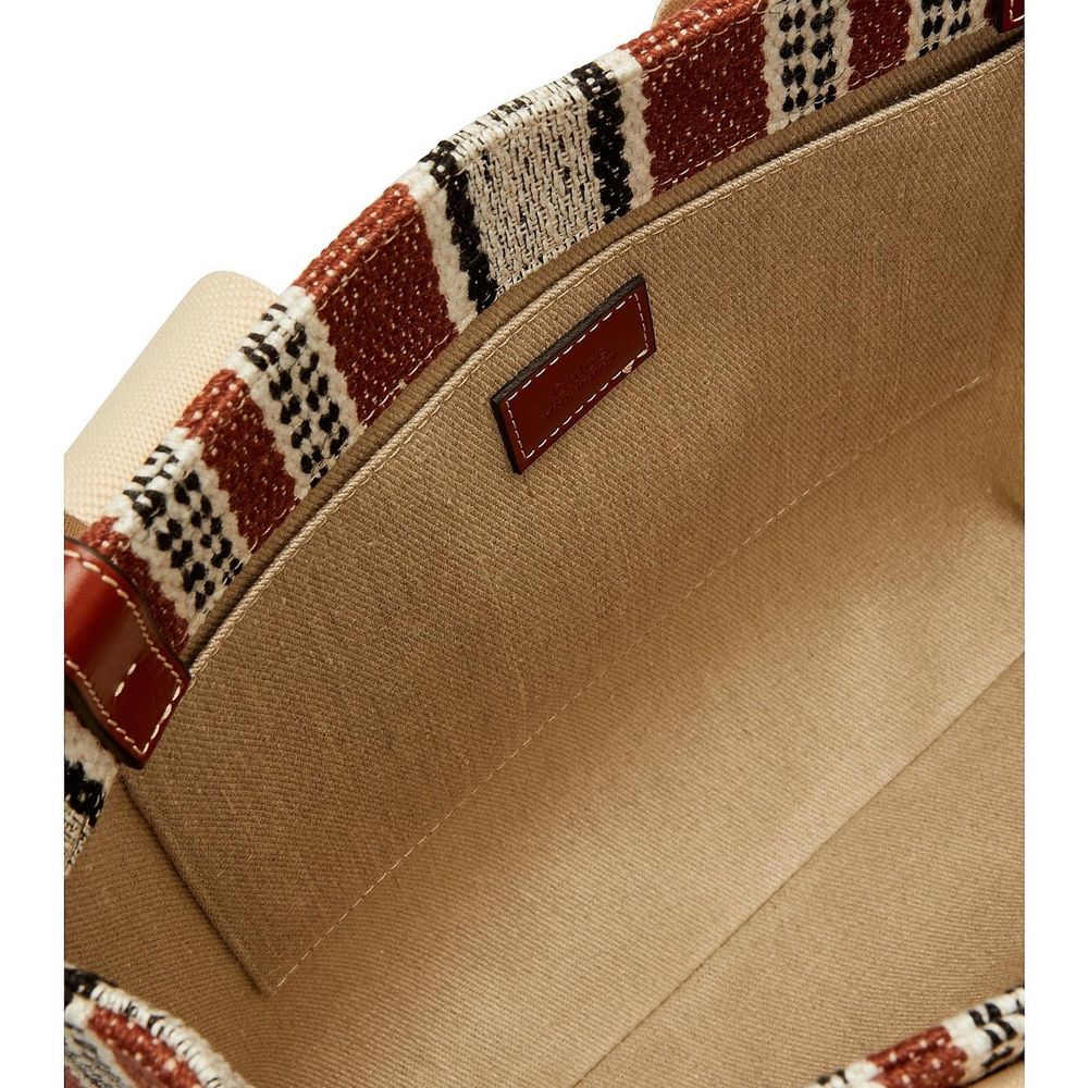 Chloé | Brown Linen Tote Bag