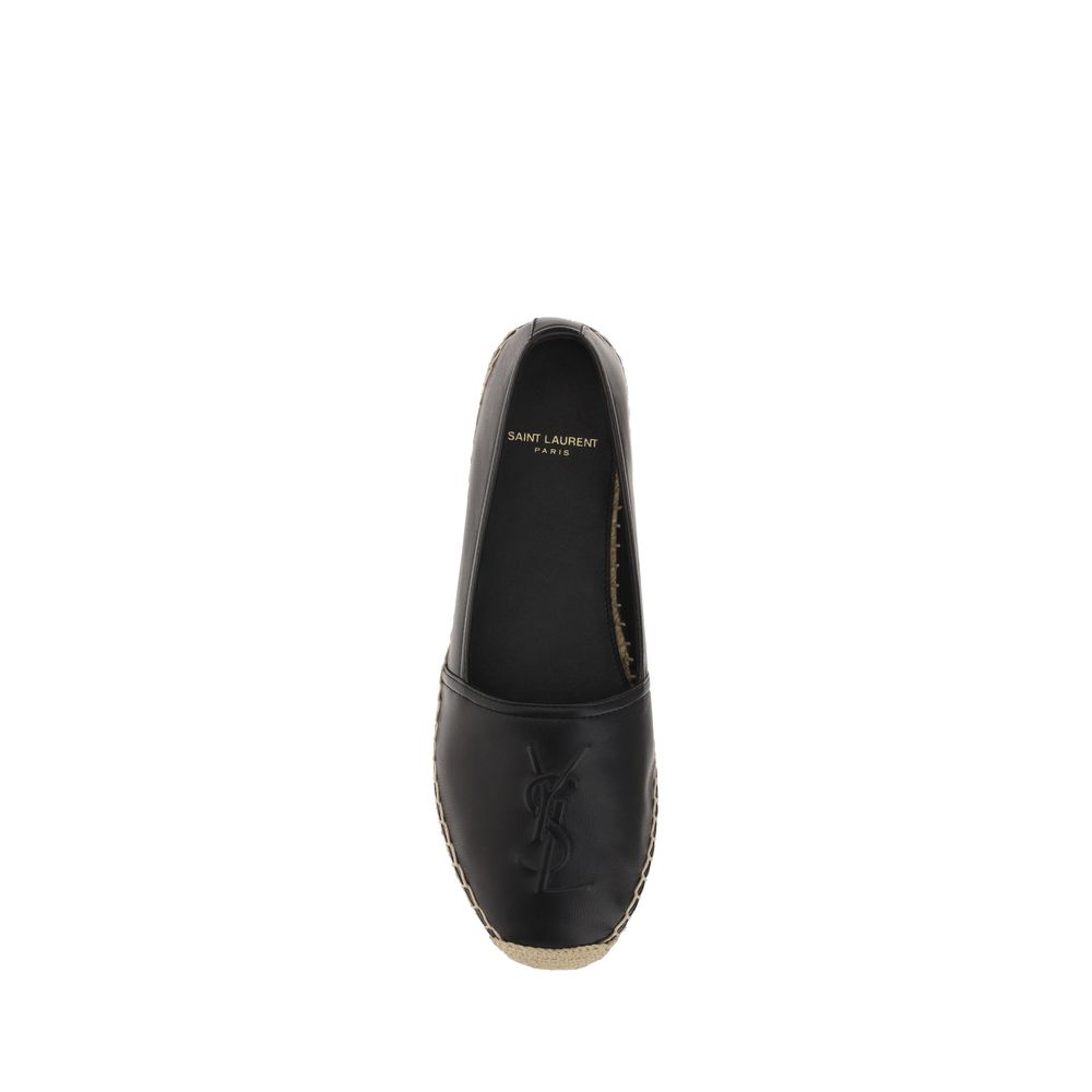 Saint Laurent | Black Lamb Ovis Aries Espadrilles