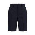 Gucci | Black Cotton Bermuda Shorts