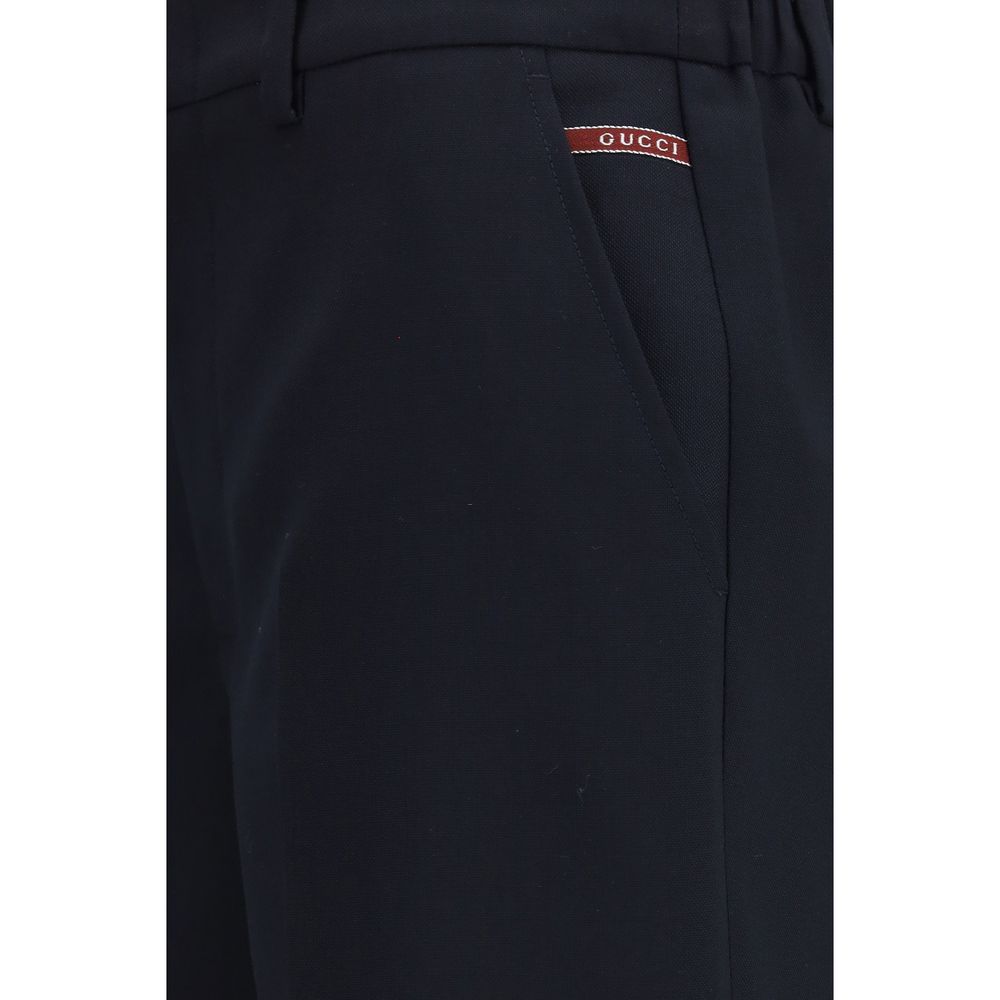 Gucci | Black Cotton Bermuda Shorts