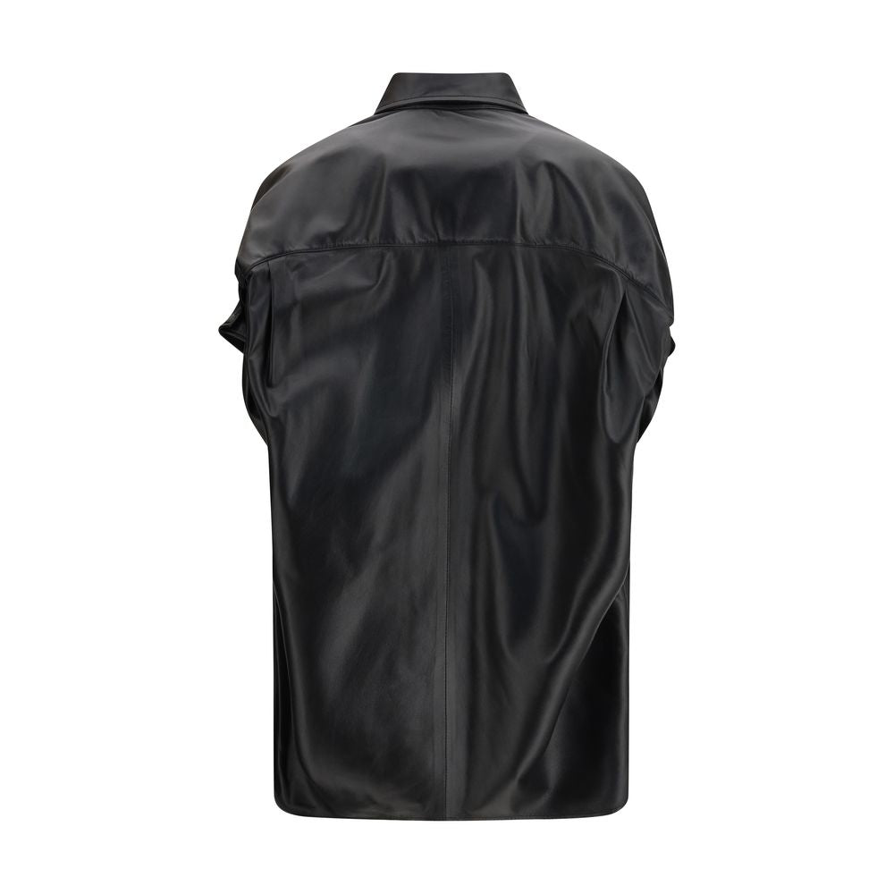 Balenciaga | Black Lamb Ovis Aries Dress Shirt