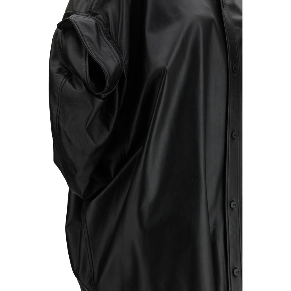 Balenciaga | Black Lamb Ovis Aries Dress Shirt