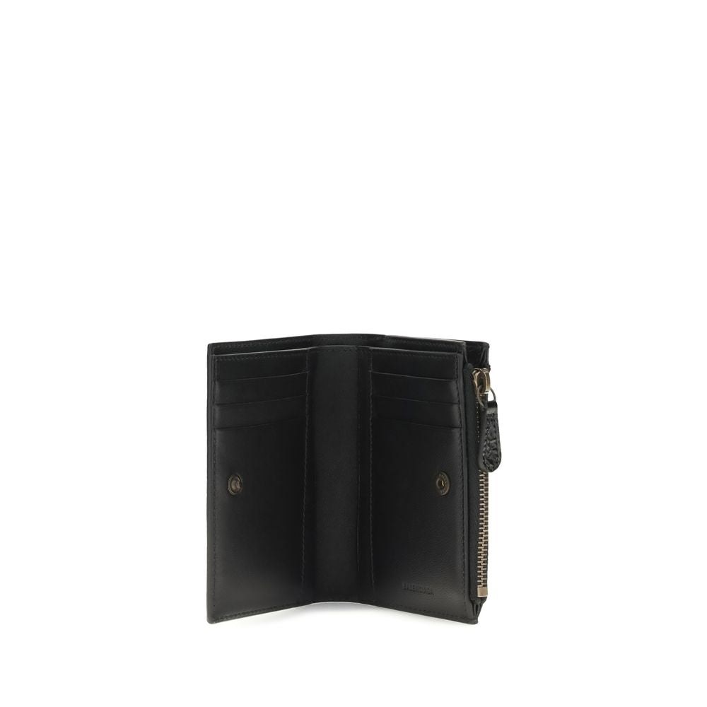 Balenciaga | Black Lamb Ovis Aries Wallet