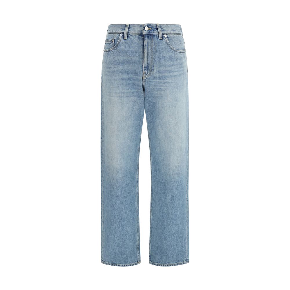 Gucci | Blue Cotton Straight-Leg Jeans