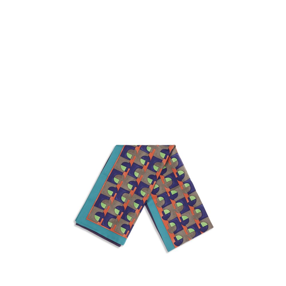 Miu Miu | Multicolor Silk Scarf
