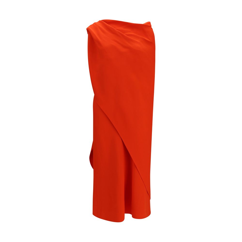 Balenciaga | Red Silk Casual Dress