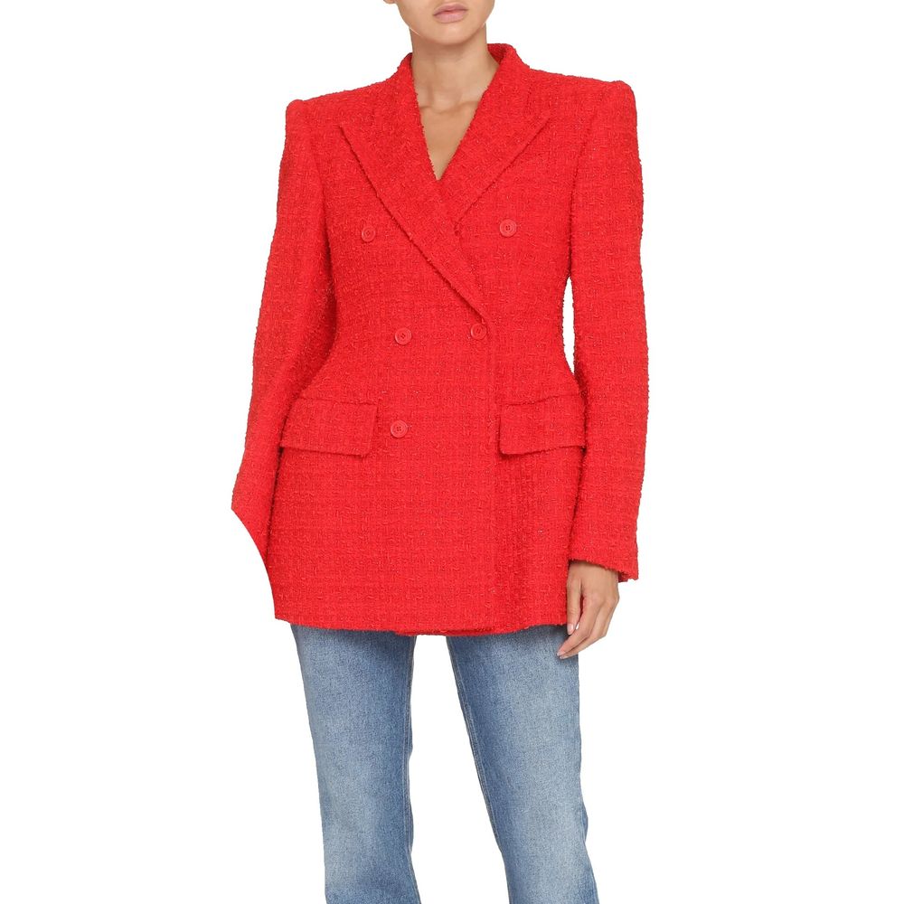 Balenciaga | Red Cotton Blazer