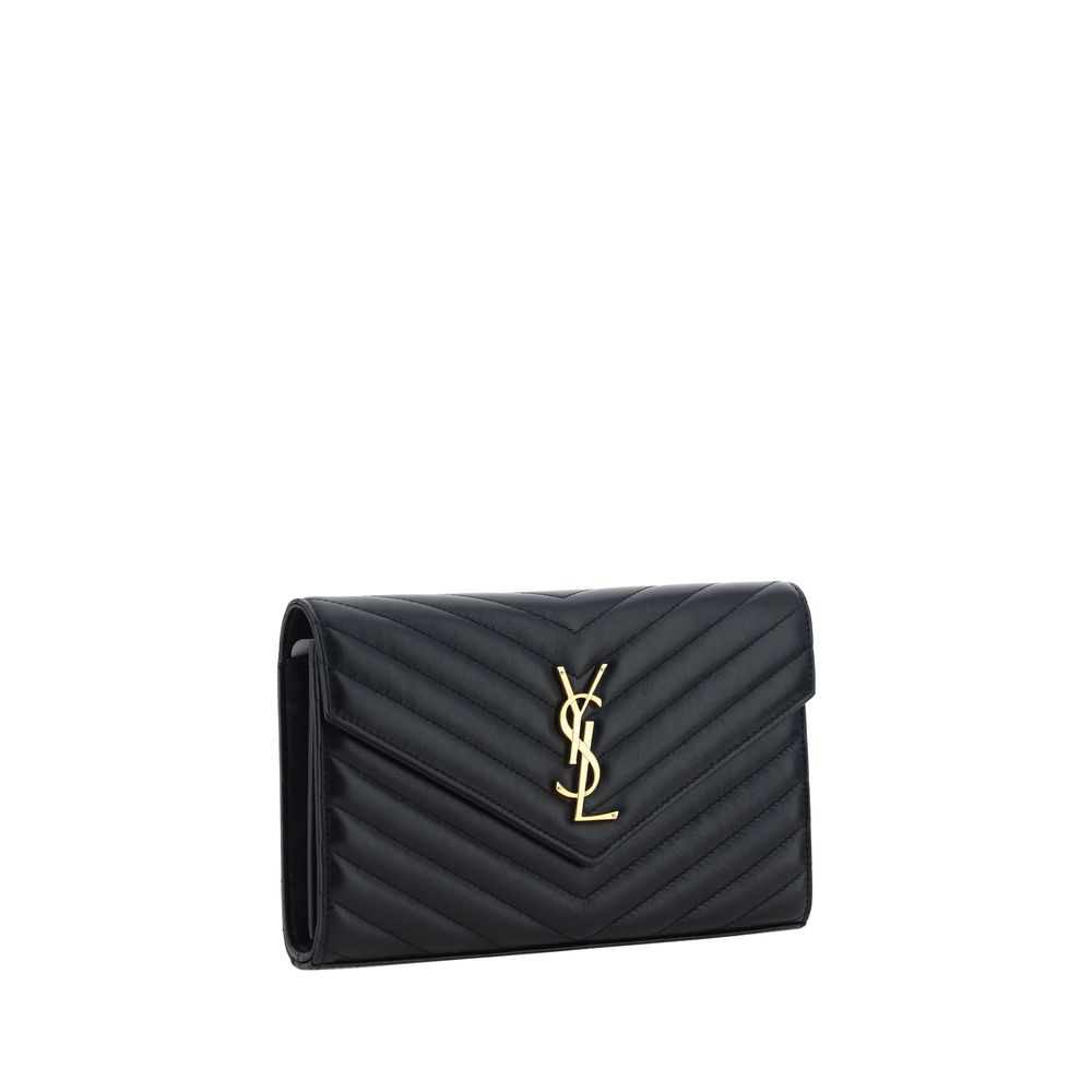 Saint Laurent | Black Calf Leather Bos Taurus Shoulder Bag