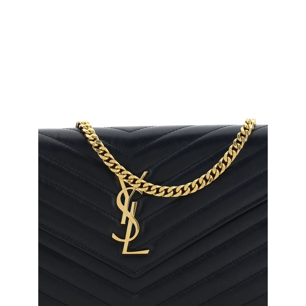Saint Laurent | Black Calf Leather Bos Taurus Shoulder Bag