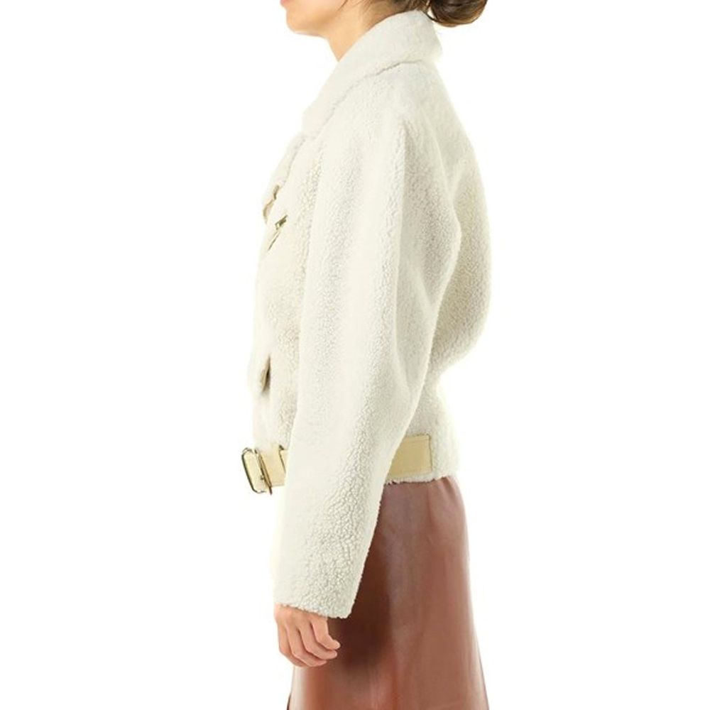 Chloé | Beige Polyester Biker Jacket