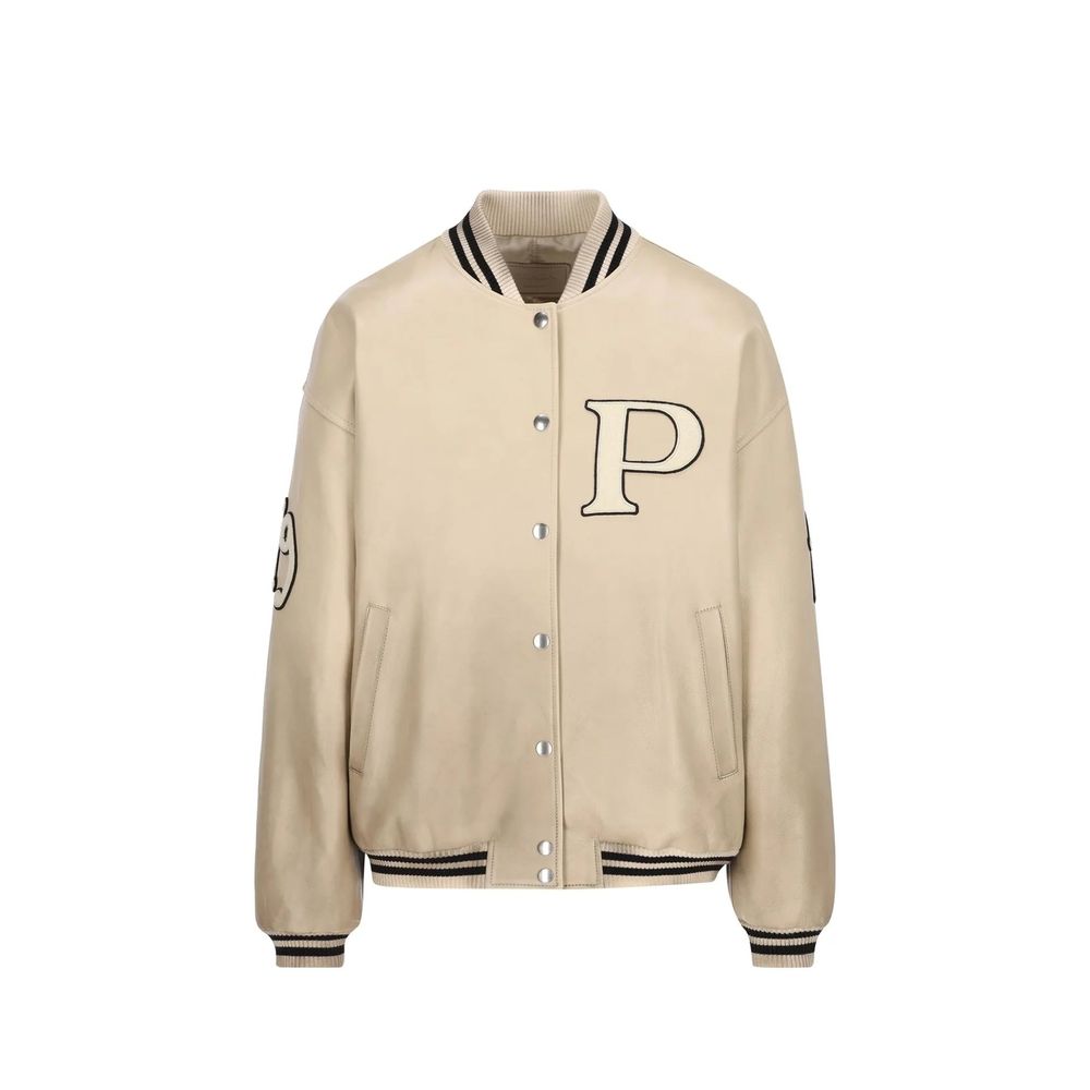Prada | Beige Calfskin Bomber
