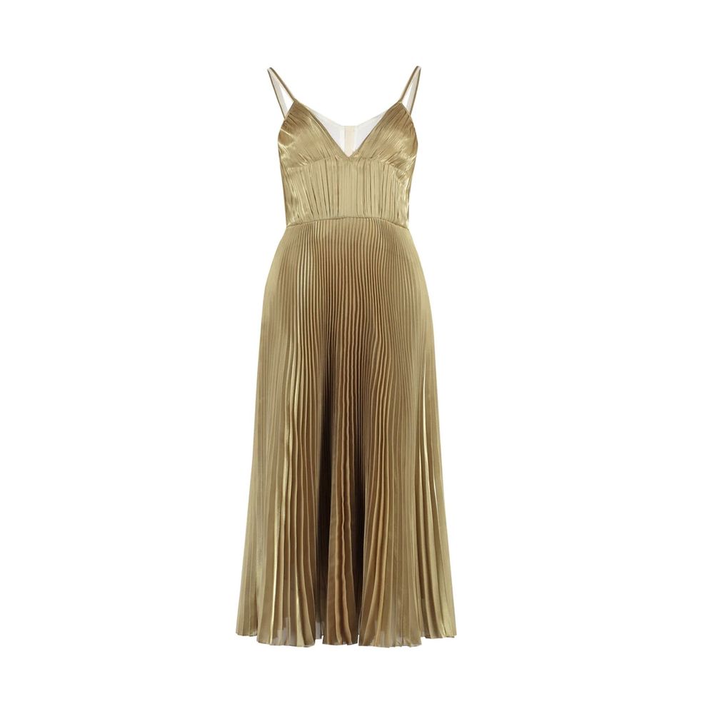 Prada | Gold Polyester Casual Dress