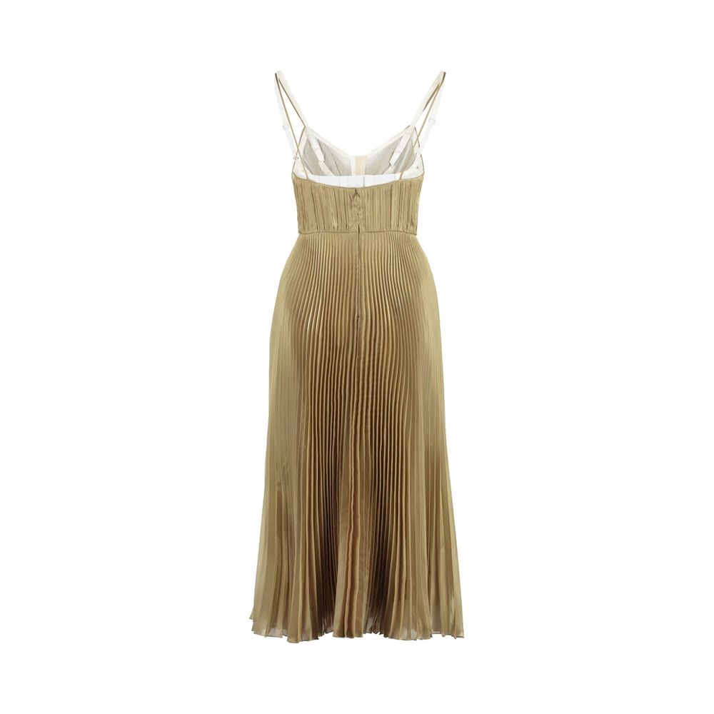 Prada | Gold Polyester Casual Dress